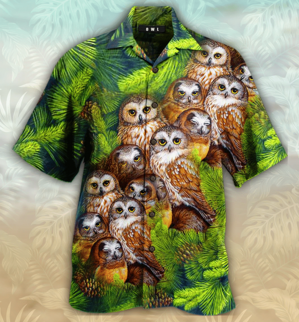 Amazing Owl Hawaiian Shirt Ver 147 4