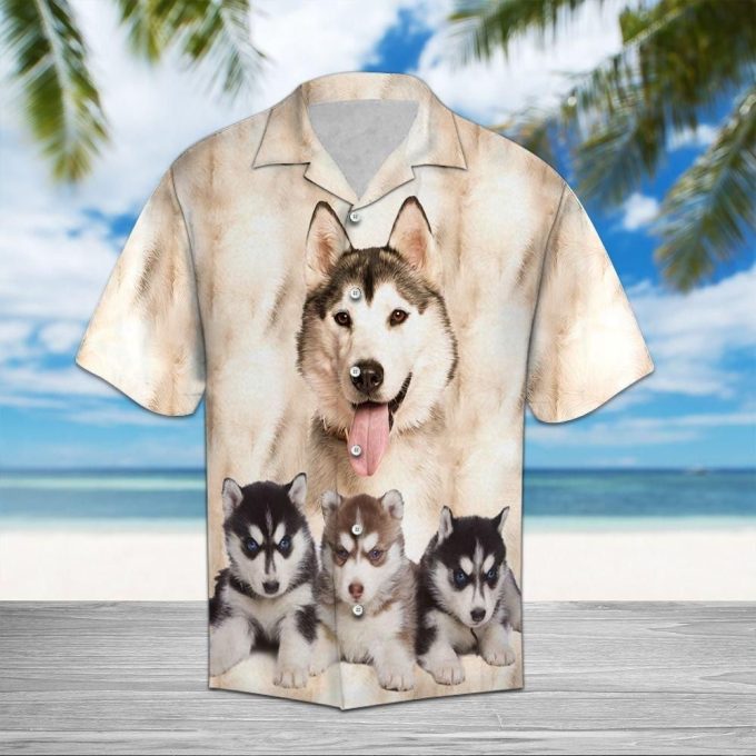 Siberian Husky Great D0807Hawaiian Shirt Ver 446 1