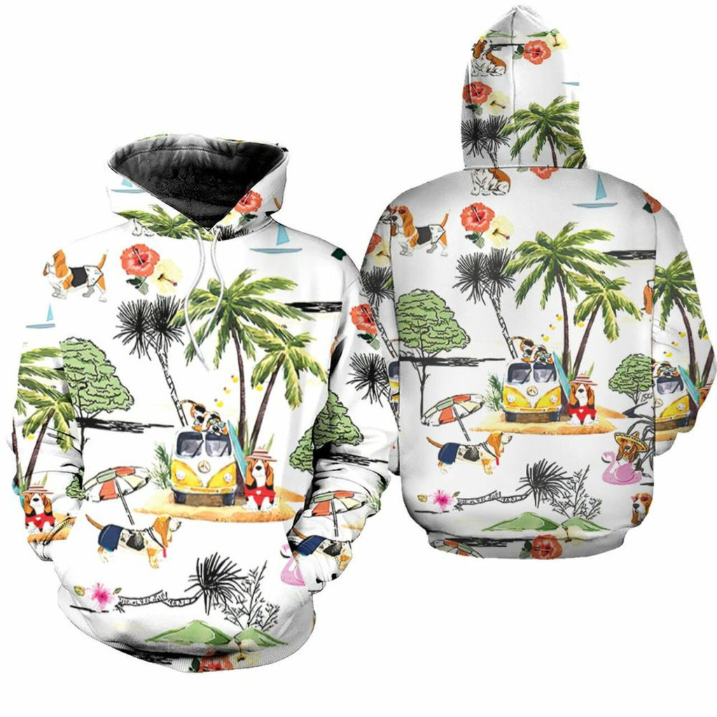 Basset Hound Hawaiian Shirt Ver 91 4