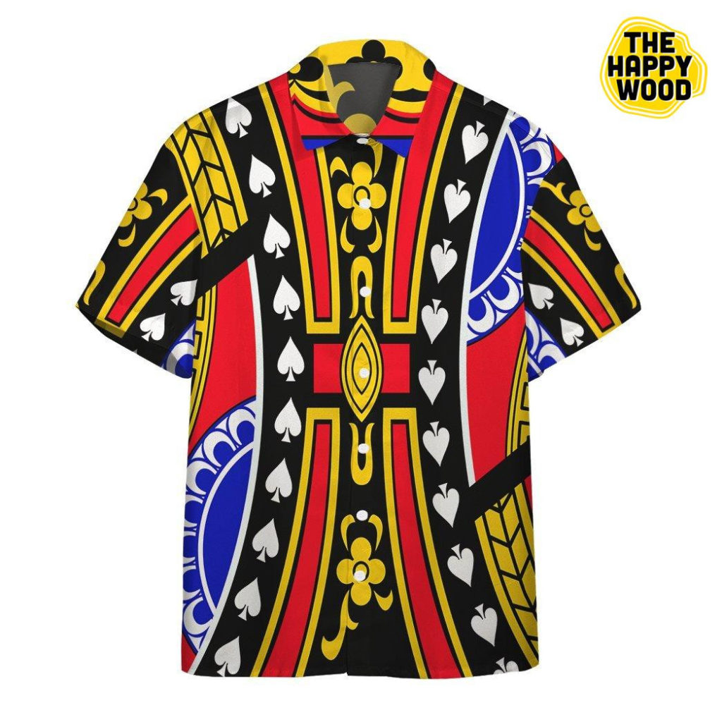 King Of Spades David 3D Hawaiian Shirt Ver 105 4