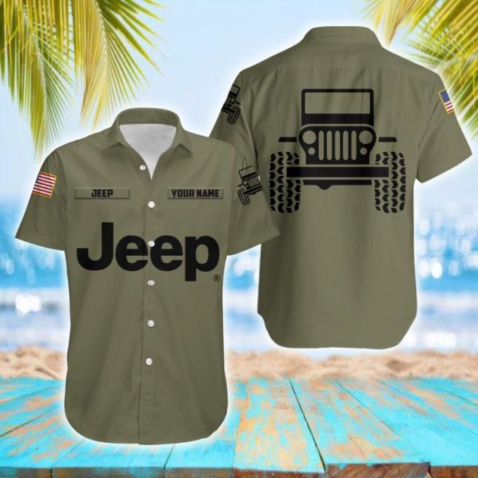 Personalized Name Simple Jp Olive Unisex Hawaiian Shirts #V 1