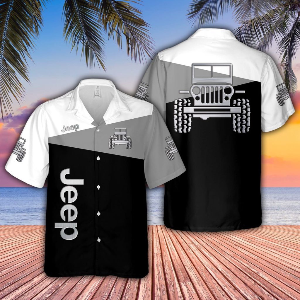 Cool B&Amp;W Jp Unisex Hawaiian Shirts #120721V 5