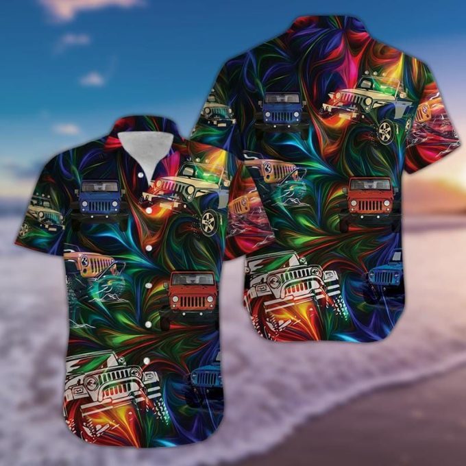 Colorful Light Jp Unisex Hawaiian Aloha Shirts #050321H 1