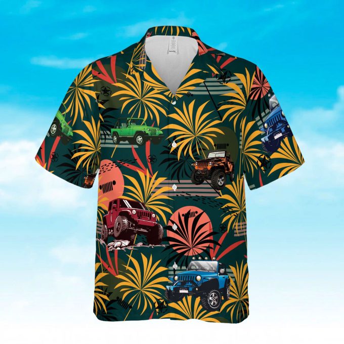 Awesome Jp Tropical Unisex Hawaiian Aloha Shirts 1