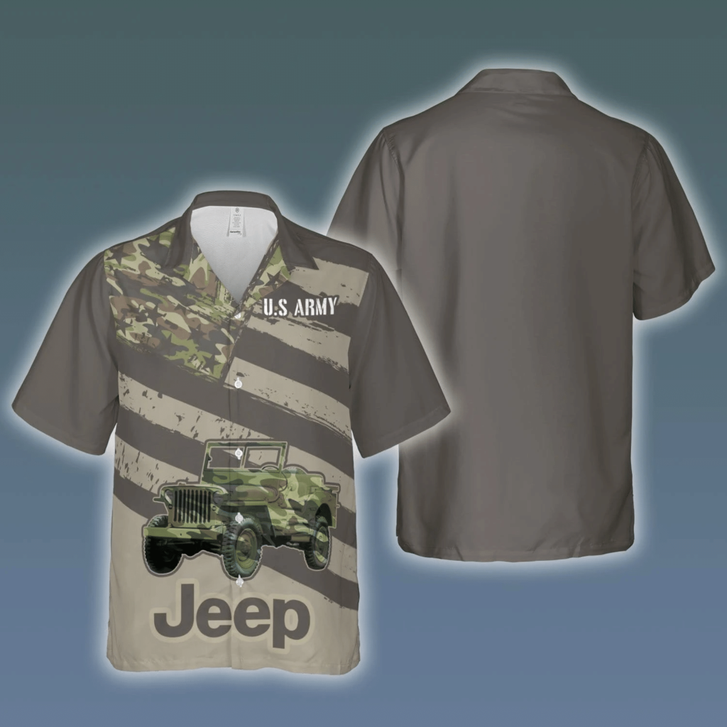 Cool Jp Us Army Unisex Hawaiian Aloha Shirts #150621H 4