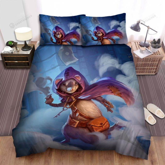 The Wildlife - The Ferret Thief In Smoke Bed Sheets Spread Duvet Cover Bedding Sets 1