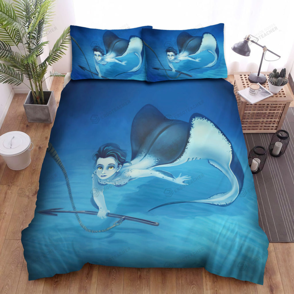 The Wild Animal - The Ray Fish Mermay Got A Lance Bed Sheets Spread Duvet Cover Bedding Sets 8