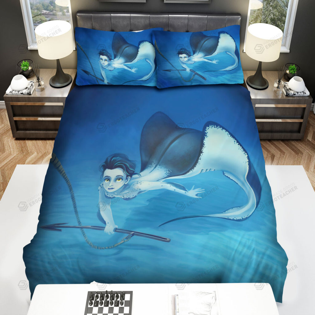 The Wild Animal - The Ray Fish Mermay Got A Lance Bed Sheets Spread Duvet Cover Bedding Sets 10