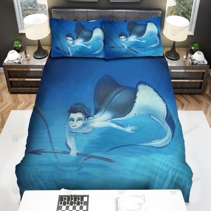 The Wild Animal - The Ray Fish Mermay Got A Lance Bed Sheets Spread Duvet Cover Bedding Sets 3