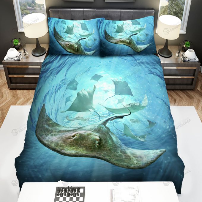 The Wild Animal - The Ray Fish Cyc;Lone Art Bed Sheets Spread Duvet Cover Bedding Sets 2