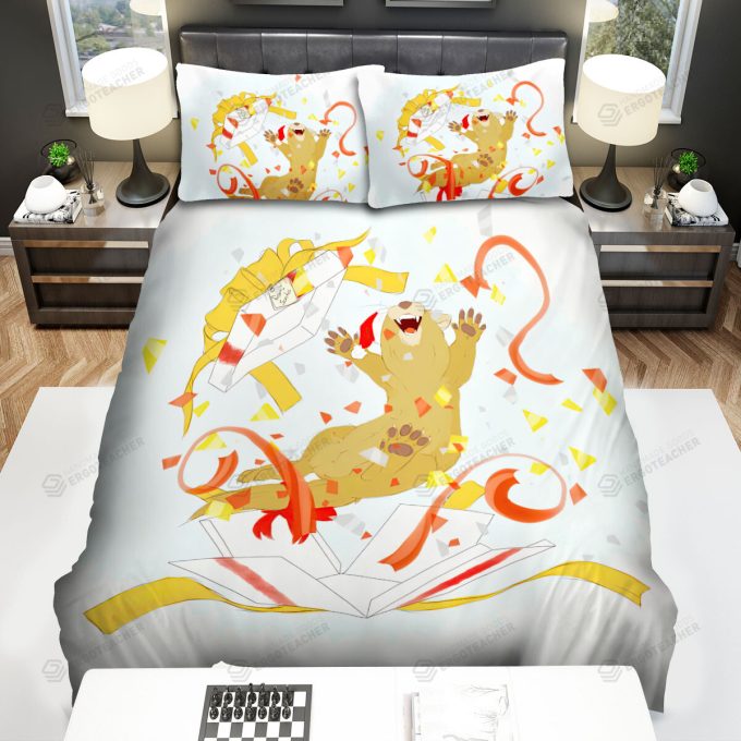 The Wildlife - The Ferret Jumping From The Box Bed Sheets Spread Duvet Cover Bedding Sets 3