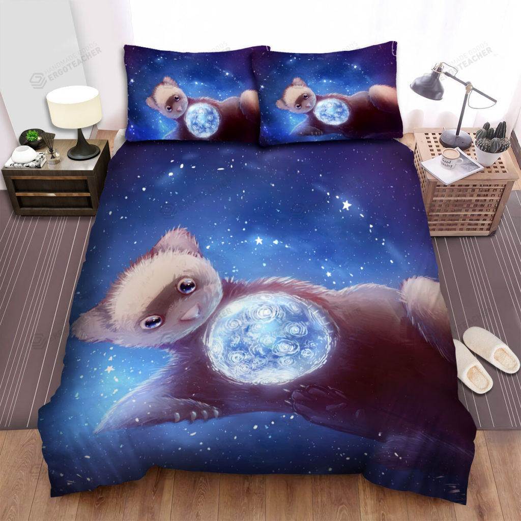 The Wildlife - The Ferret In The Universe Bed Sheets Spread Duvet Cover Bedding Sets 6