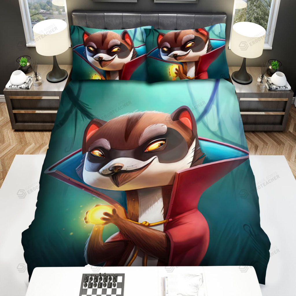 The Wildlife - The Ferret Casting A Spell Bed Sheets Spread Duvet Cover Bedding Sets 8