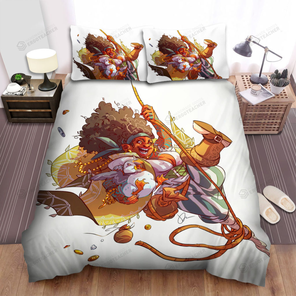 The Wild Animal - The Puffin Beside The Black Woman Bed Sheets Spread Duvet Cover Bedding Sets 6