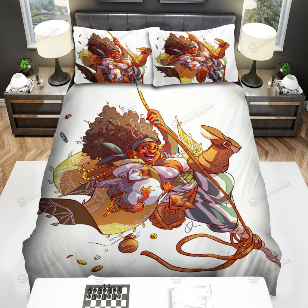 The Wild Animal - The Puffin Beside The Black Woman Bed Sheets Spread Duvet Cover Bedding Sets 8