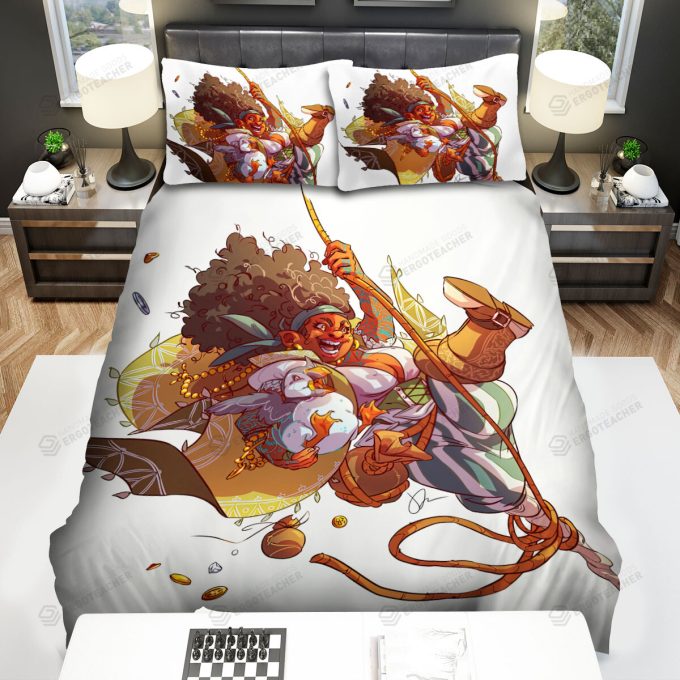 The Wild Animal - The Puffin Beside The Black Woman Bed Sheets Spread Duvet Cover Bedding Sets 2