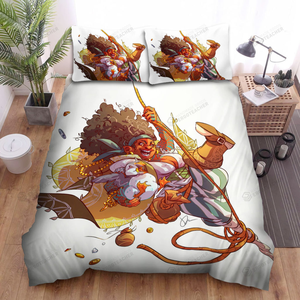The Wild Animal - The Puffin Beside The Black Woman Bed Sheets Spread Duvet Cover Bedding Sets 10