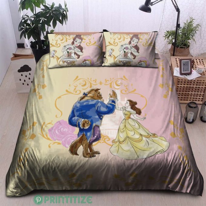 Enchanting Beauty And The Beast Disney Bedding Set – Transform Your Bedroom With Magical Charm 2