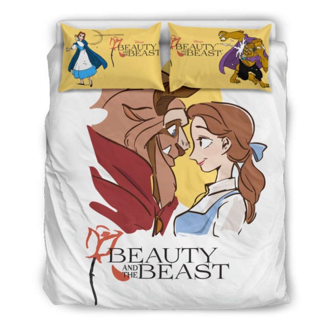 Enchanting Beauty And The Beast Disney Bedding Set: Transform Your Bedroom With Disney Magic! 1