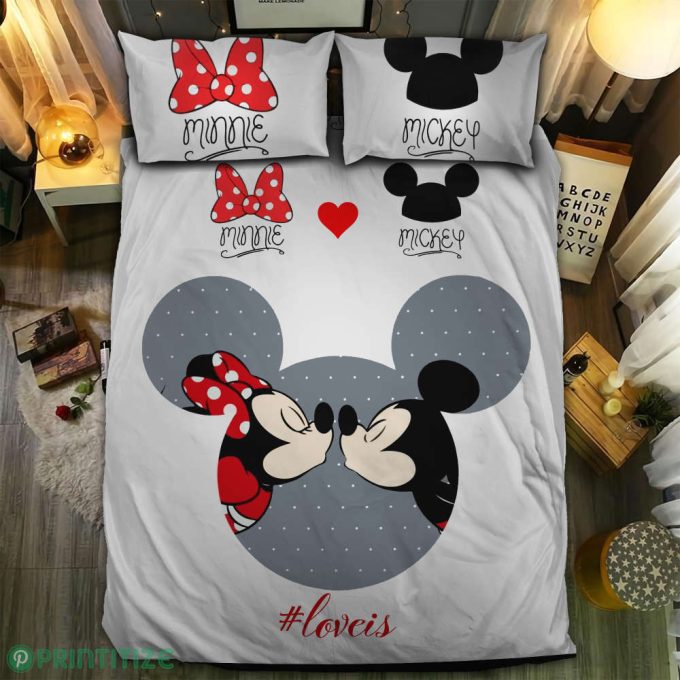 Magical Mickey And Minnie Disney Bedding Set: Dreamy Comfort For Kids 3