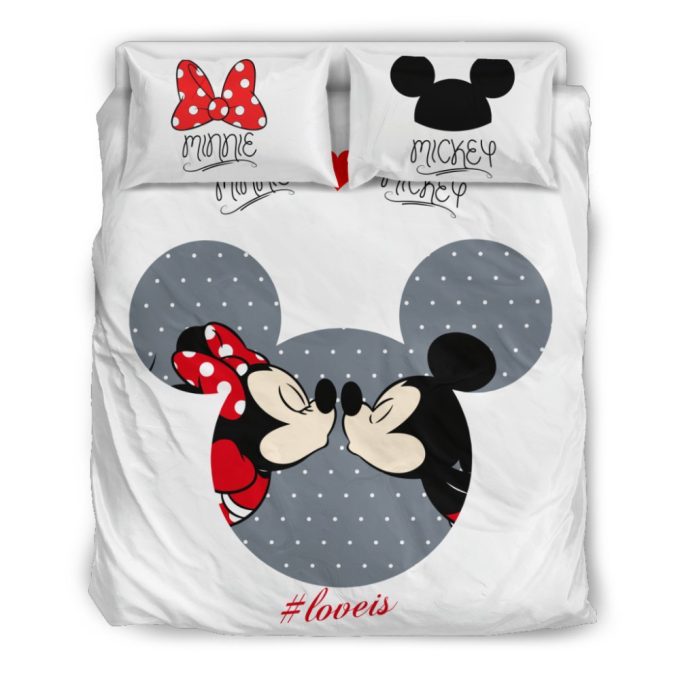Magical Mickey And Minnie Disney Bedding Set: Dreamy Comfort For Kids 1