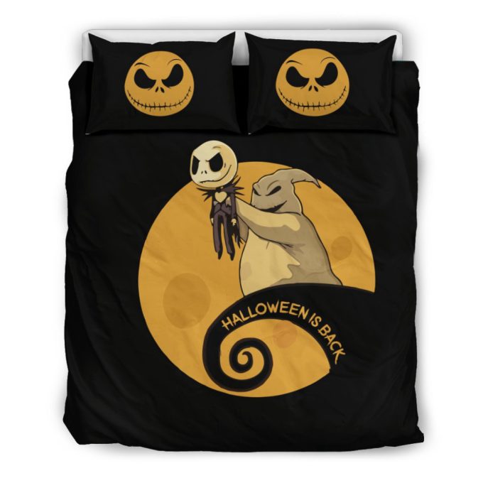 Spooky Jack Skellington Halloween Bedding Set - Hauntingly Stylish Sheets 1
