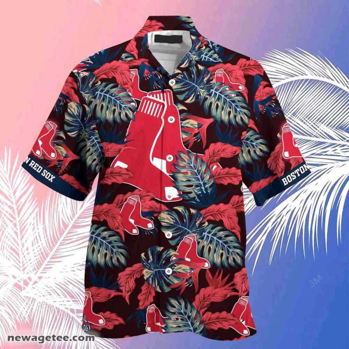 Boston Red Sox Mlb Summer Beach Hawaiian Shirt Stress Blessed Obsessed 3