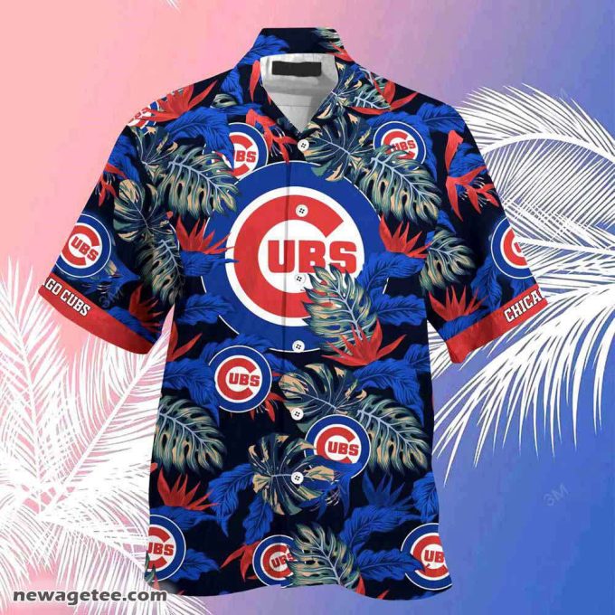 Chicago Cubs Mlb Summer Beach Hawaiian Shirt Stress Blessed Obsessed 3