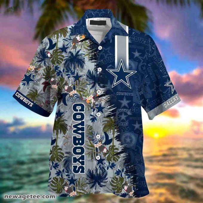 Dallas Cowboys Nfl Summer Beach Hawaiian Shirt 3