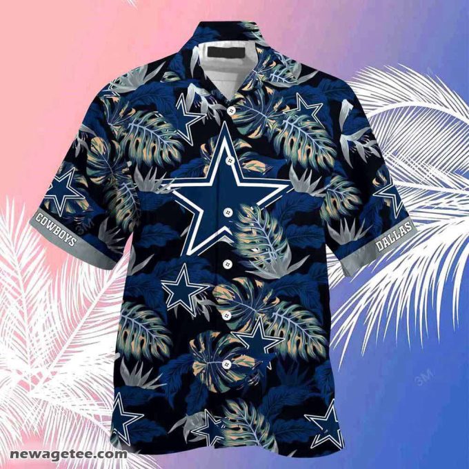 Dallas Cowboys Nfl Summer Beach Hawaiian Shirt Stress Blessed Obsessed 3