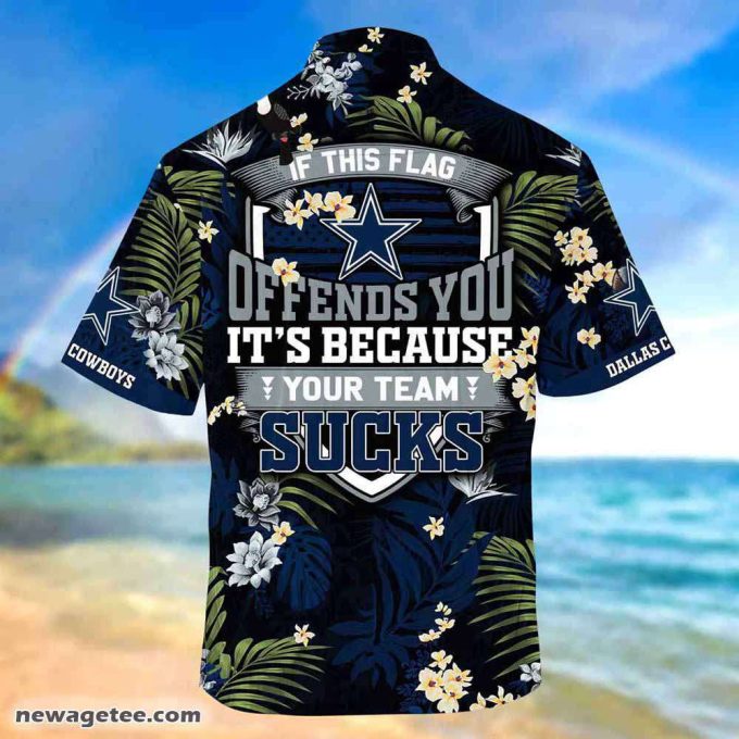 Dallas Cowboys Nfl Summer Beach Hawaiian Shirt This Flag Offends You 3