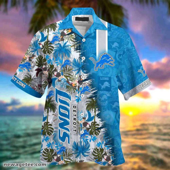Detroit Lions Nfl Summer Beach Hawaiian Shirt 2
