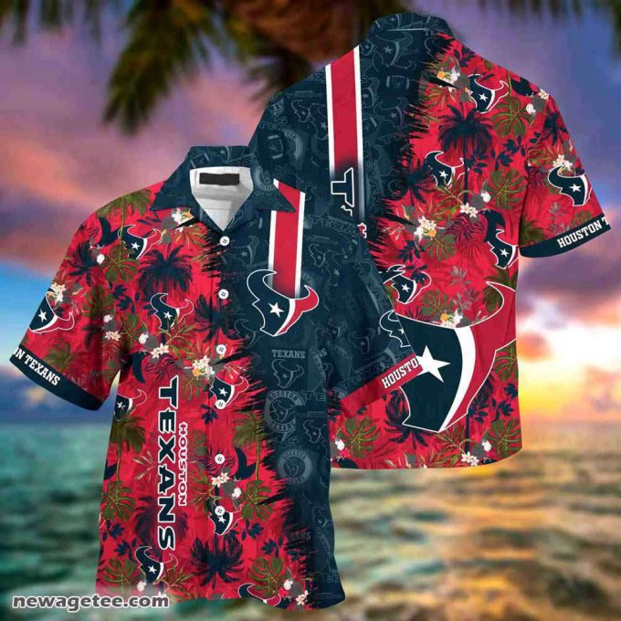 Houston Texans Nfl Summer Beach Hawaiian Shirt 2