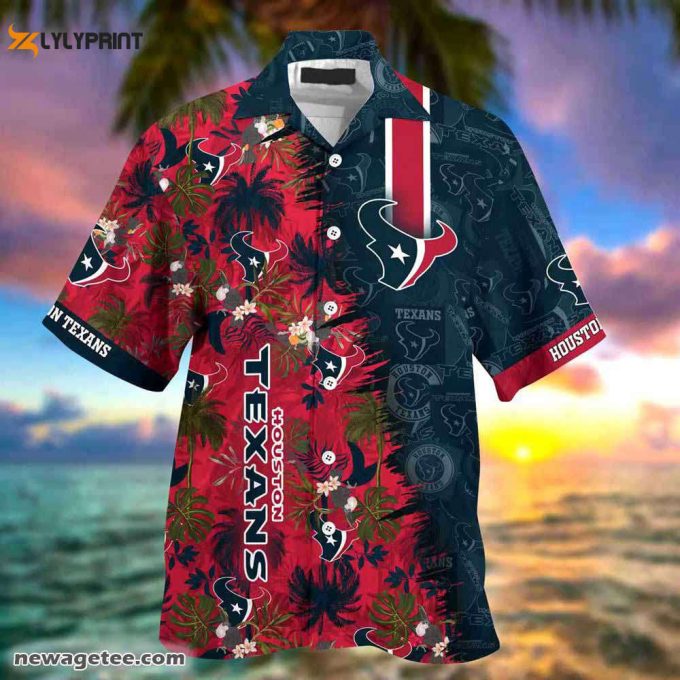 Houston Texans Nfl Summer Beach Hawaiian Shirt 1