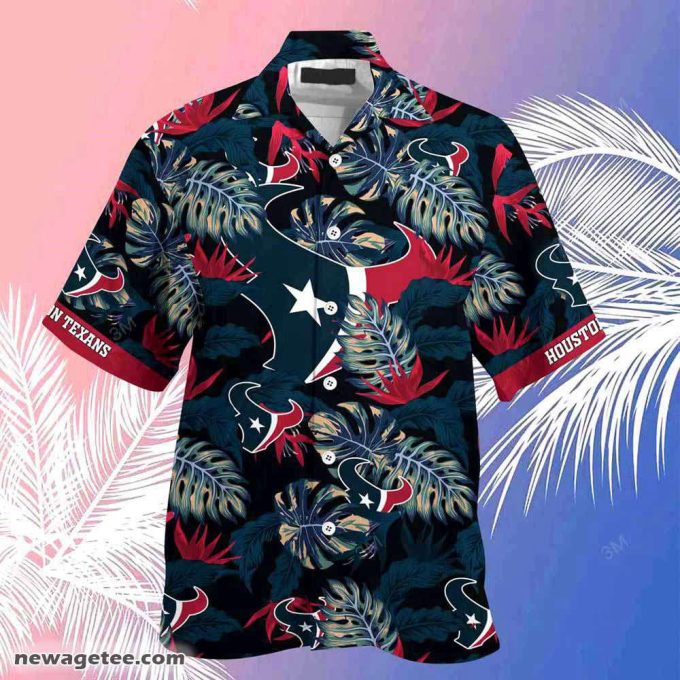 Houston Texans Nfl Summer Beach Hawaiian Shirt Stress Blessed Obsessed 3