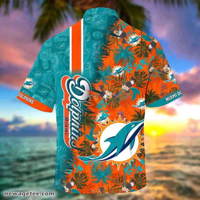 Miami Dolphins Nfl Summer Beach Hawaiian Shirt 3