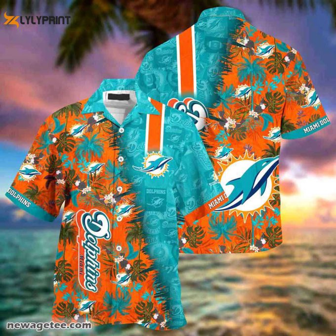 Miami Dolphins Nfl Summer Beach Hawaiian Shirt 1