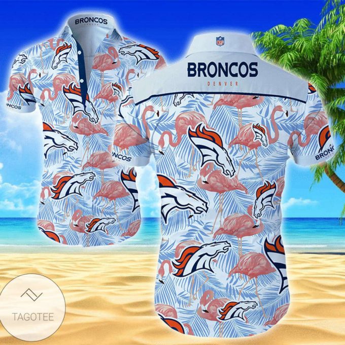 Dazzle In Denver Broncos Funny Hawaiian Shirts - Perfect Set For Men Women &Amp; Kids 2