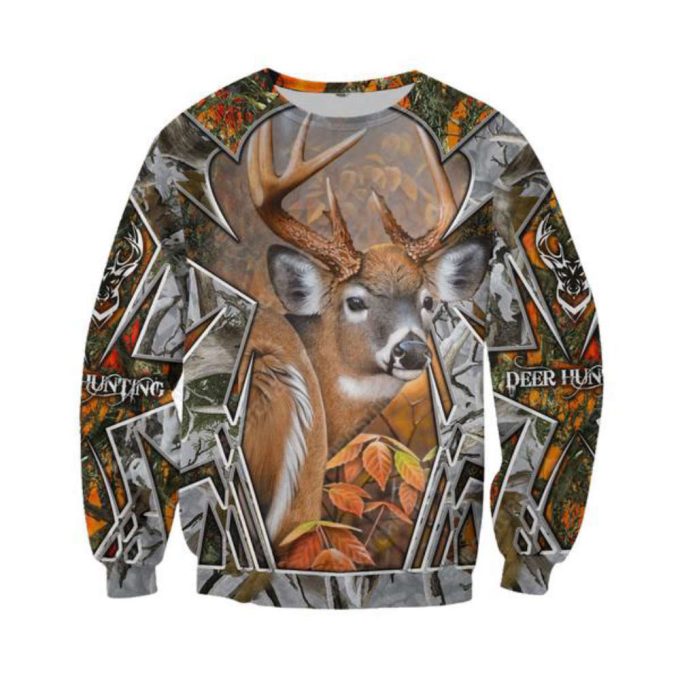 Deer Hunting Crewneck Sweatshirt For Men &Amp; Women Ht4894 2