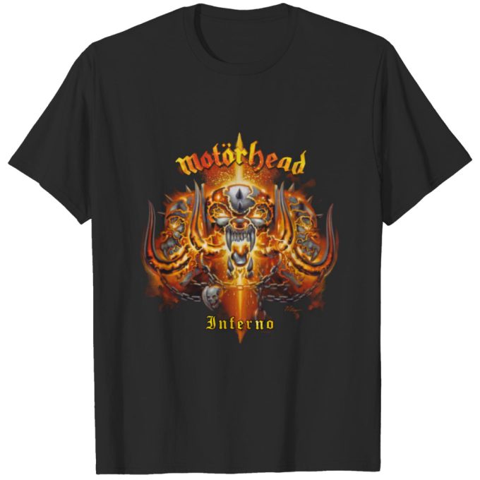 Motorhead Inferno Unisex Tee: Rock The Stage With This Iconic Band Merch 1