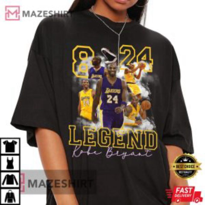 Kobe Bryant 90S Inspired Vintage Fathers Day Comfort Color T-Shirt 4