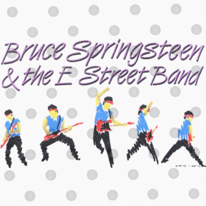 1985 Bruce Springsteen And The E Street Band Born In The Usa World Tour '84-'85 T-Shirt, Bruce Springsteen Shirt, Born In The Usa Tour Tee 5