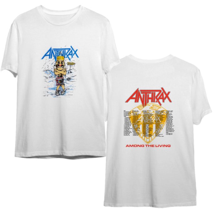 1987 Anthrax Among The Living Tour T-Shirt 2