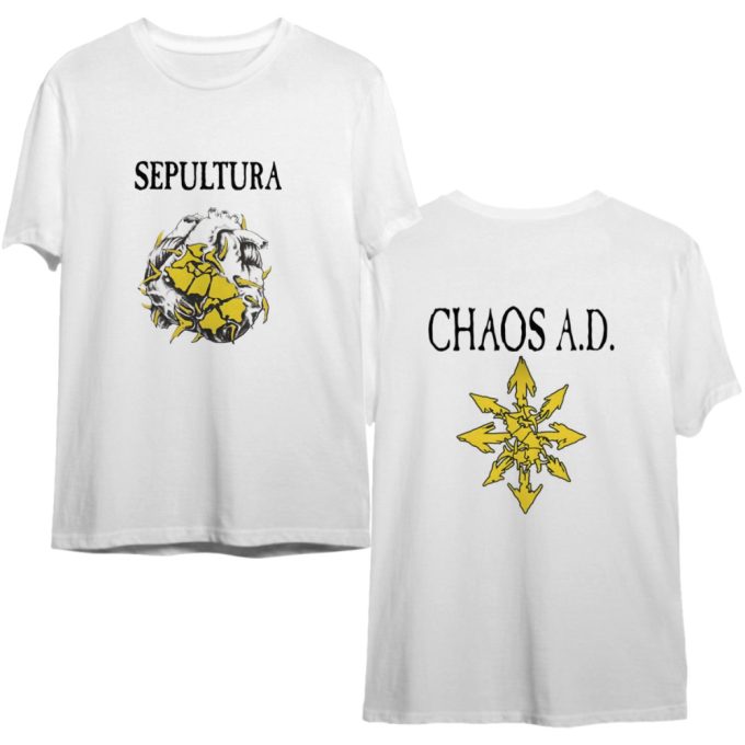 1993 Sepultura Chaos A.d. Tour T-Shirt, Sepultura Tour 93 Shirt 2