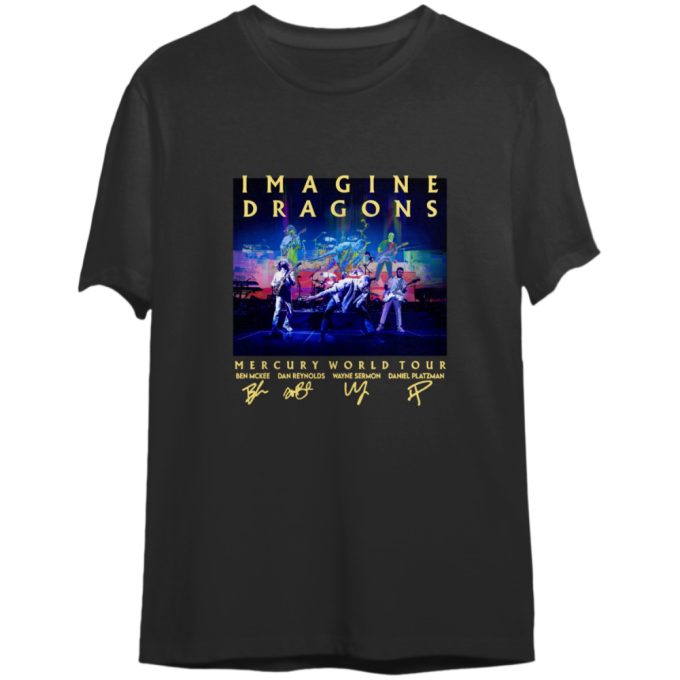 2023 Tour Imagine Dragon Mercury Tour 2022 2023 T-Shirt 2