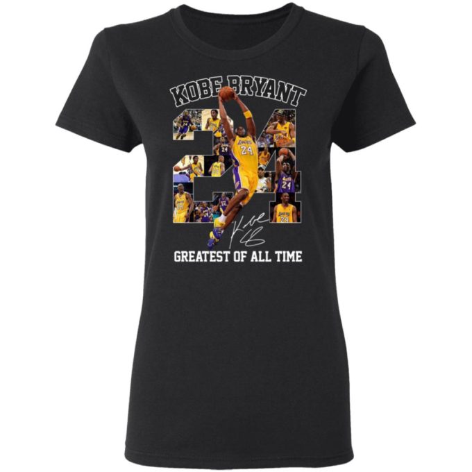 24 Nba Kobe Bryant Lakers Greatest Of All Timelos Angeles Lakers Signature T-Shirt 2