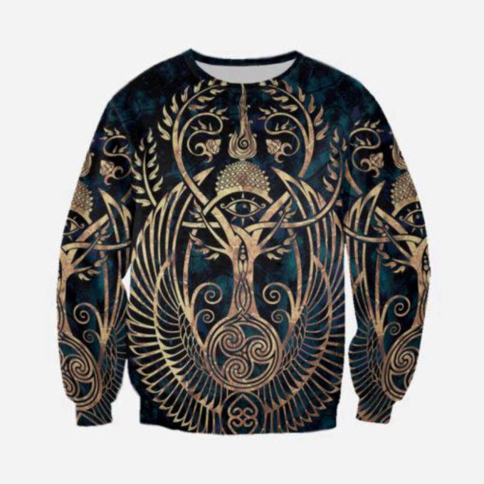 Adinkra Symbols Crewneck Sweatshirt For Men And Women Ht7451