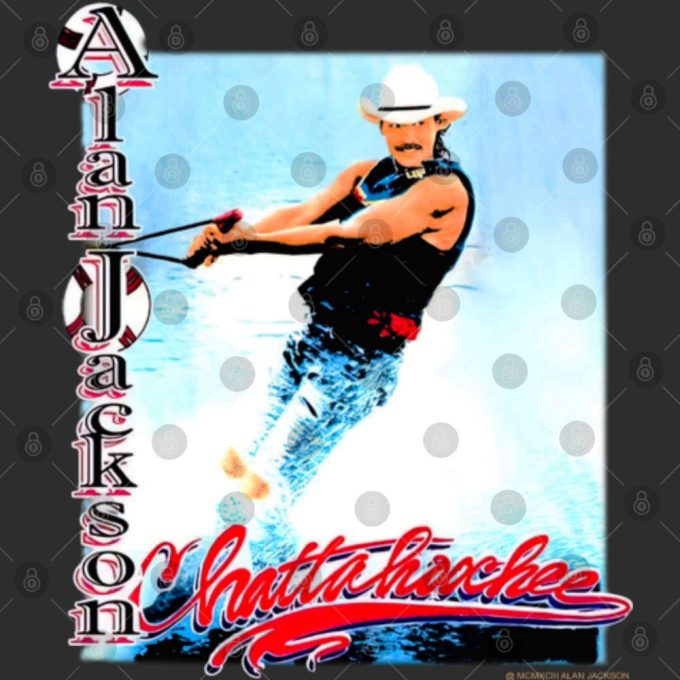 Alan Jackson Way Down Yonder On The Chattahoochee Tour 1992 T-Shirt 4