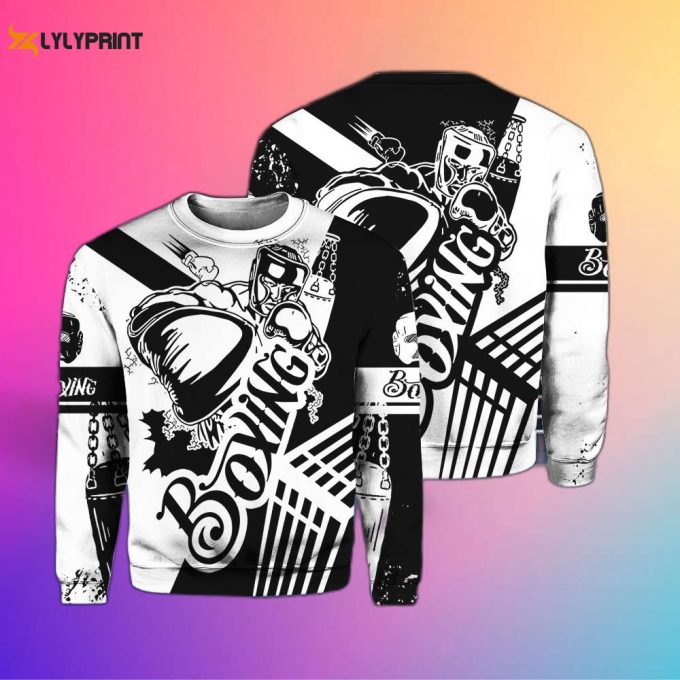 Art Boxing Crewneck Sweatshirt - Unisex Design For Men &Amp;Amp; Women - Ho5847 1