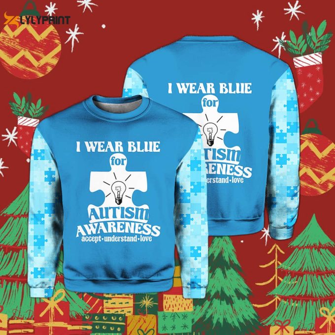 Autism Awareness Crewneck Sweatshirt For Men And Women Ht7486 1